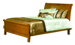 Crescent Sleigh Bed